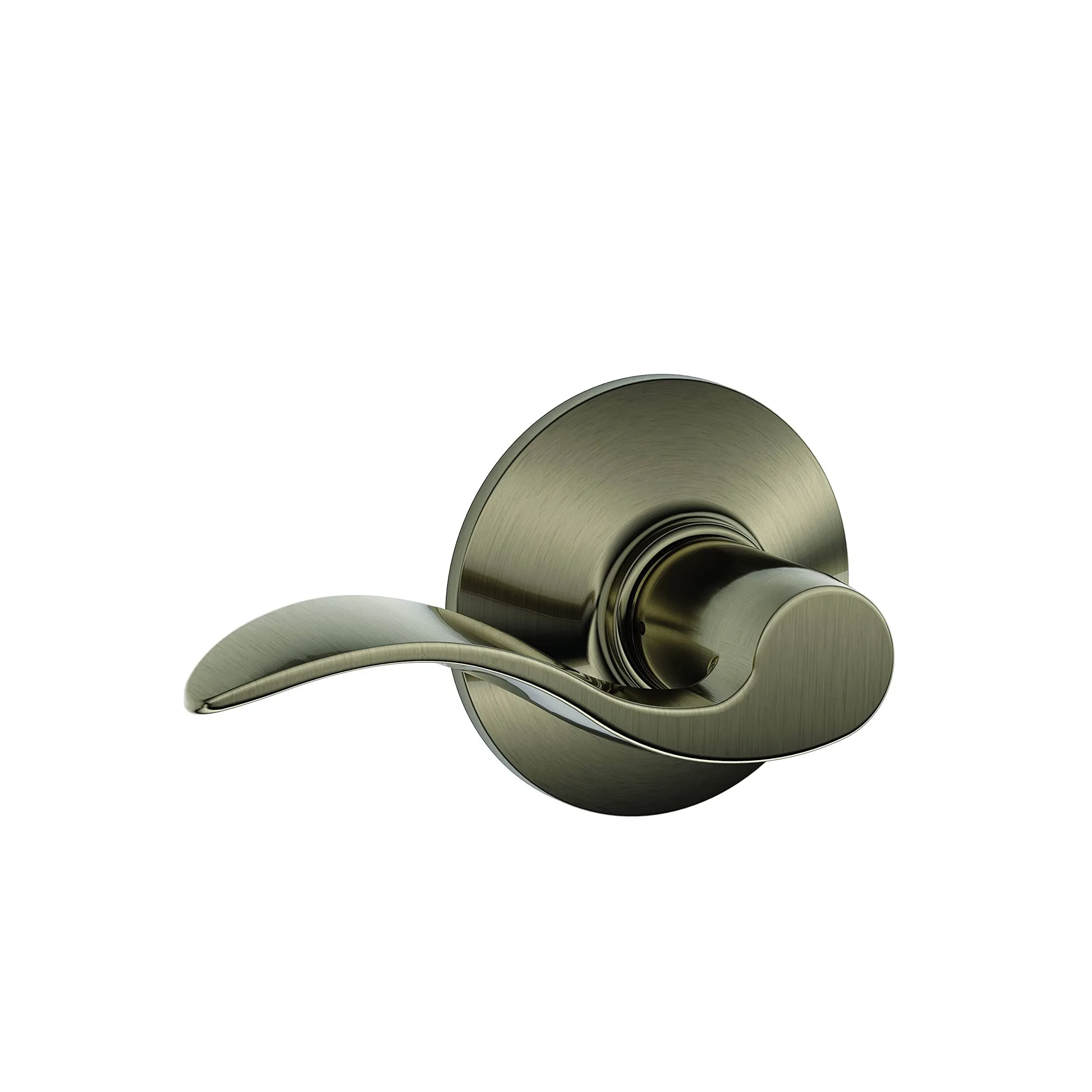 Schlage F10ACC620 Accent Passage Lever, Antique Pewter