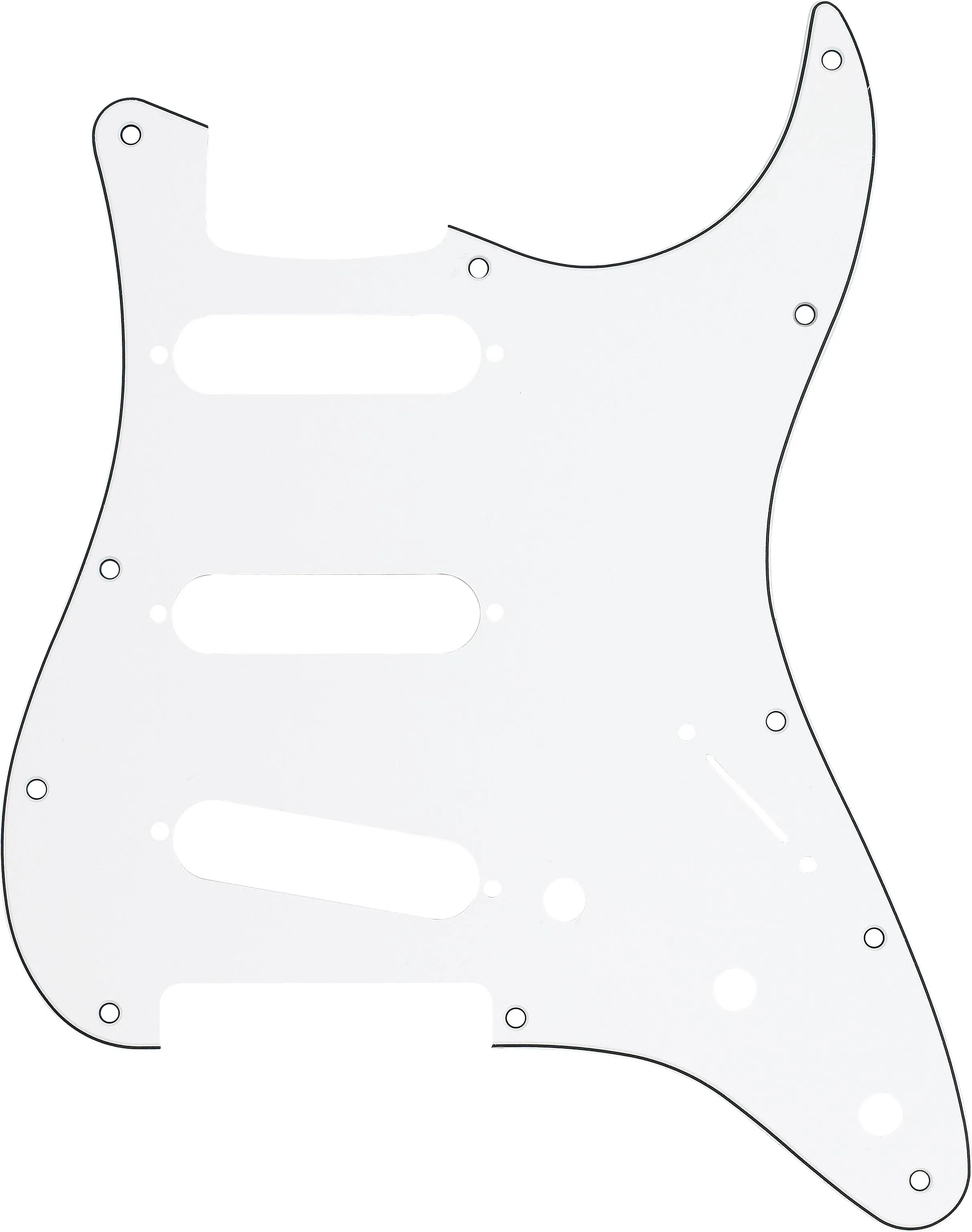 Fender Standard Stratocaster Pickguard White 11 Hole