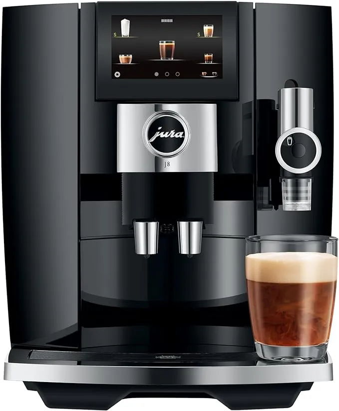 Jura - J8 Automatic Coffee Machine - Piano Black