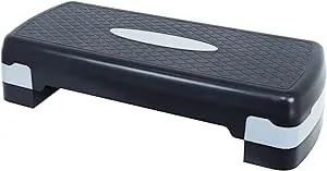 BalanceFrom Adjustable Workout Aerobic Stepper Step Platform Trainer, 4 Removable Raisers Included