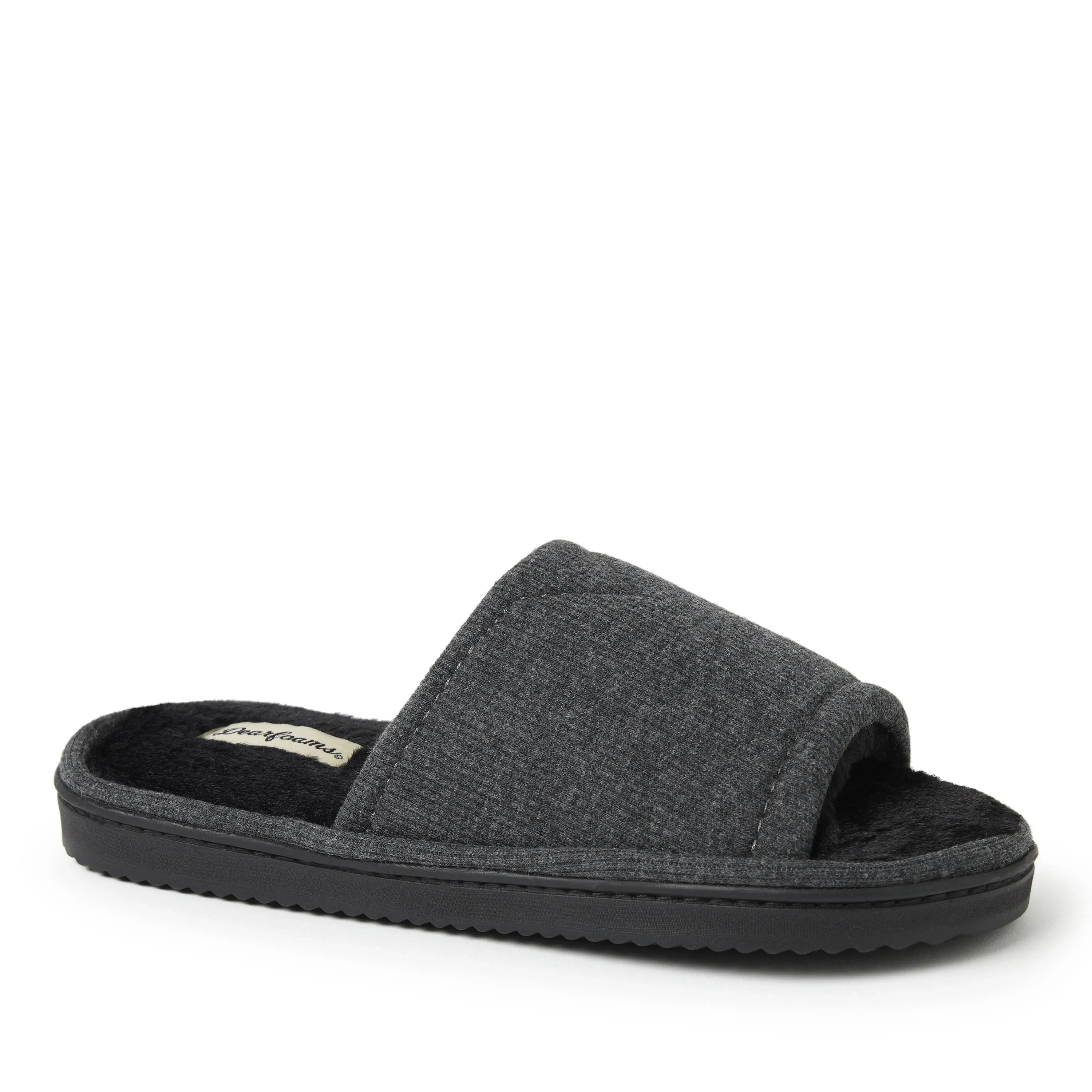 Dearfoams Women's Demi Rib Knit Slide