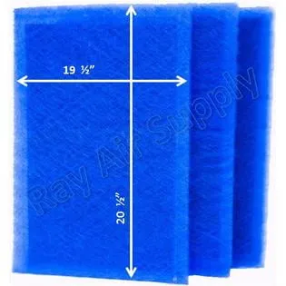 RayAir Supply 21x23 Dynamic Air Cleaner Replacement Filter Pads 21x23 Refills (3 Pack)