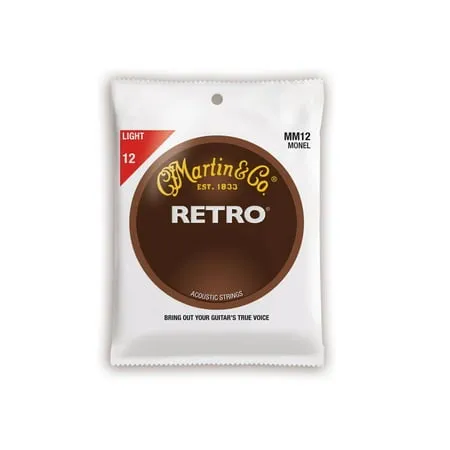 Martin MM12 Retro Light Acoustic Guitar Strings