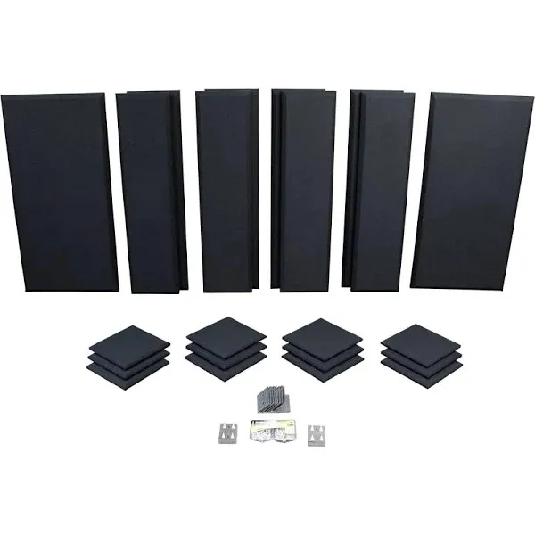 Primacoustic London 12 (Black) Acoustic Room Treatment Kit PROAUDIOSTAR