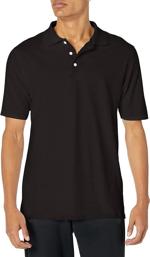 Hanes Men's FreshIQ Polo Shirt, Men’s X-Temp Polo Shirt, Moisture-Wicking Performance Polo Shirt