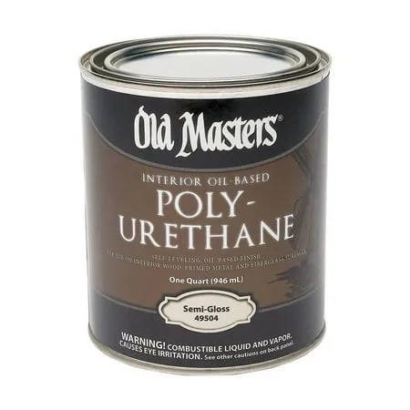 Old Masters 49504 Semi Gloss Oil Based Polyurethane - 1 Quart