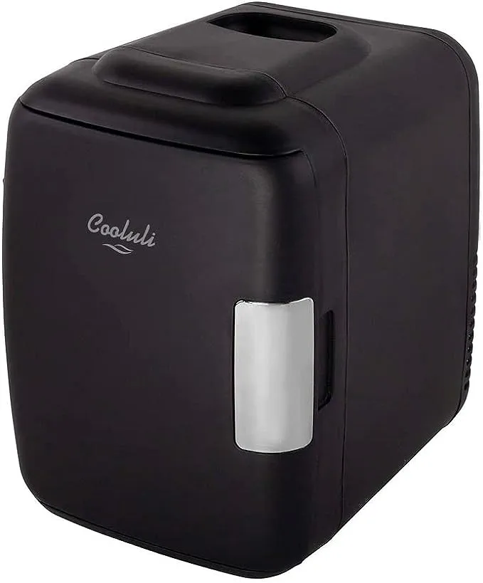 Cooluli Electric 4-Liter Portable Cooler/Warmer Mini Fridge, Pink