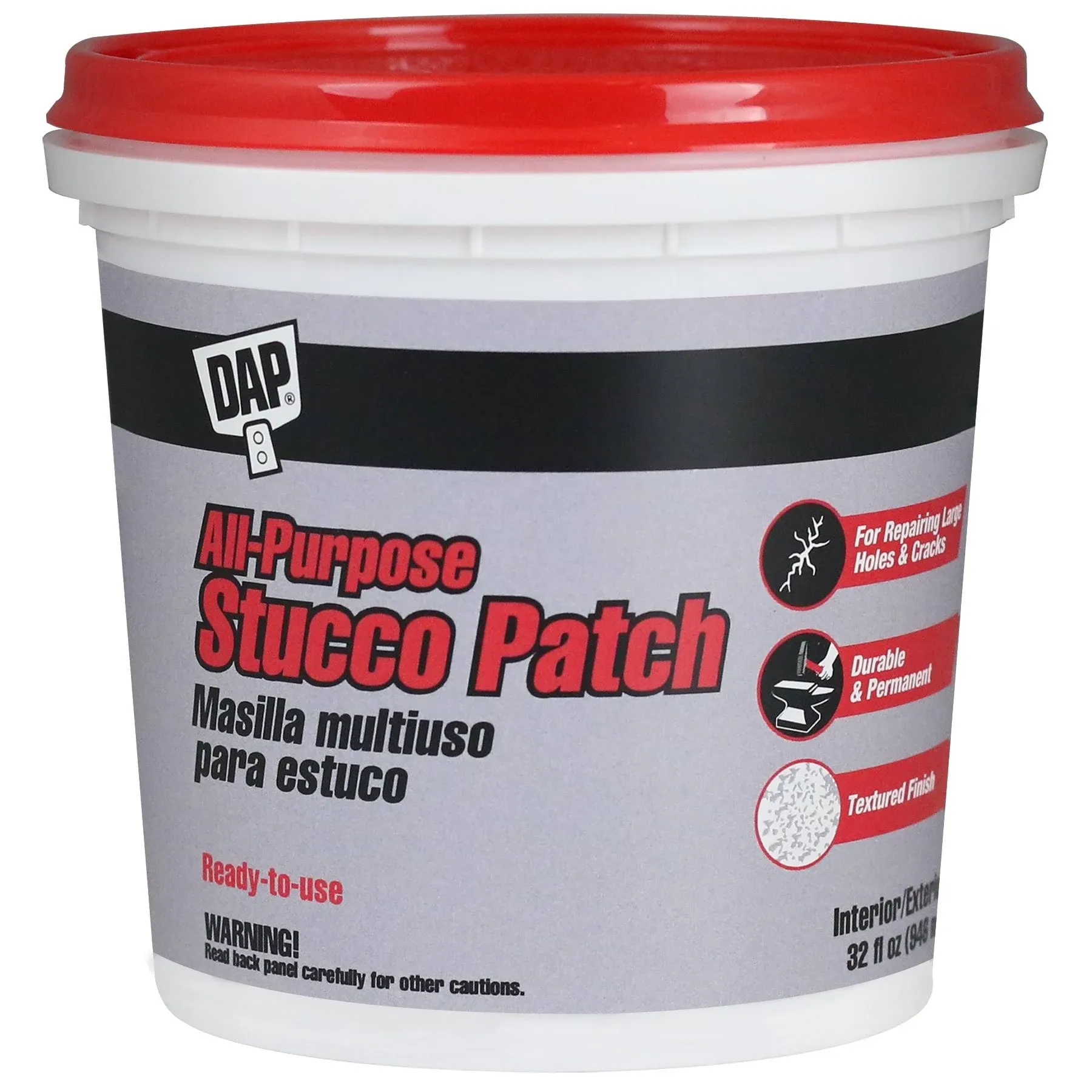 Dap All-Purpose Stucco Patch - 1 qt