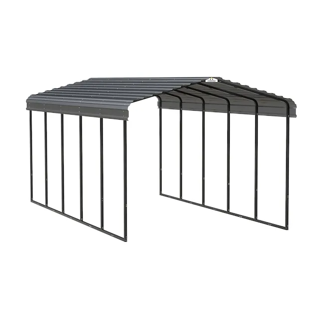 Arrow 12' x 24' x 9' Carport - Charcoal