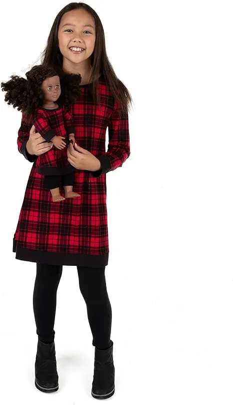 Leveret Girls Matching & Doll Cotton Dress