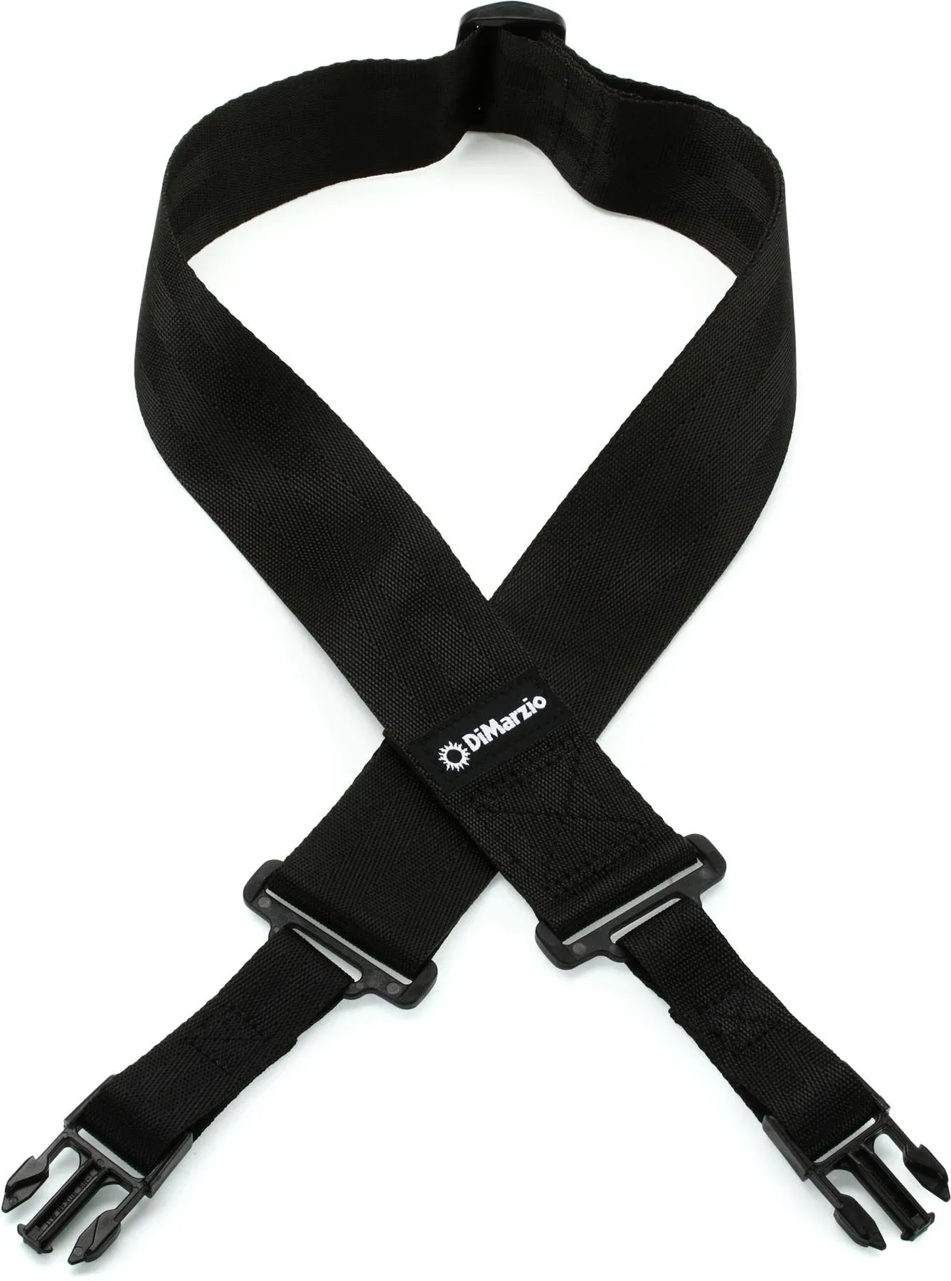 DiMarzio 2" ClipLock Guitar Strap - Black Nylon