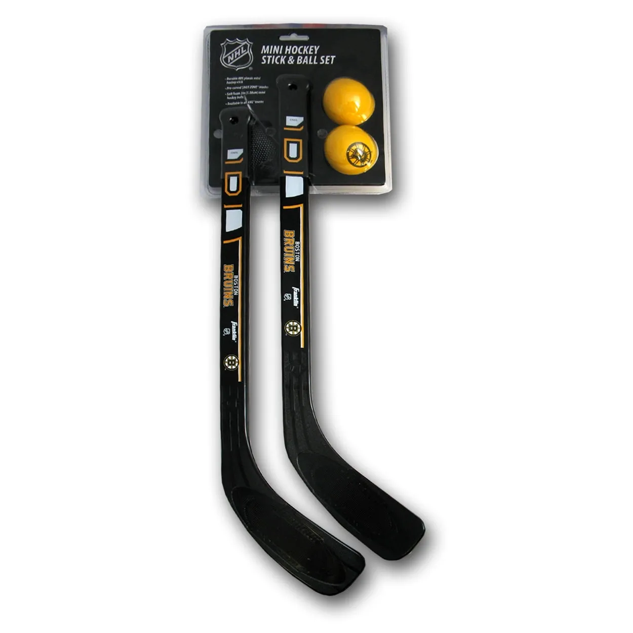 Franklin Boston Bruins NHL Mini Hockey Stick & Ball Set