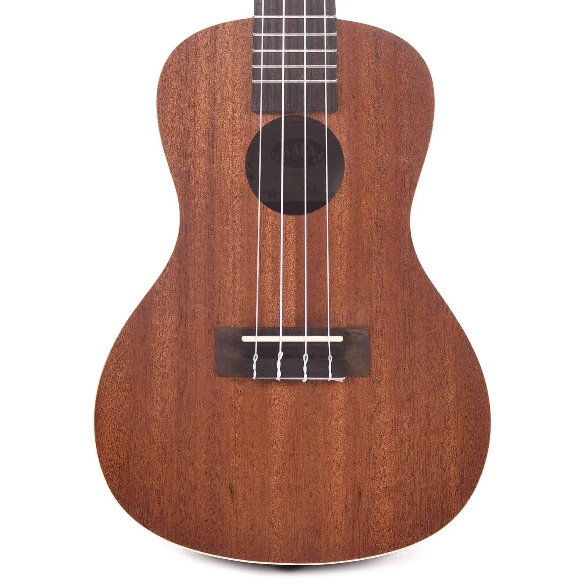 Kala Satin Mahogany Concert Ukulele with White Binding (KA-C),Brown