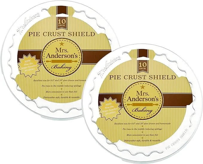 Mrs. Anderson's Baking Aluminum Pie Crust Shield, 10"