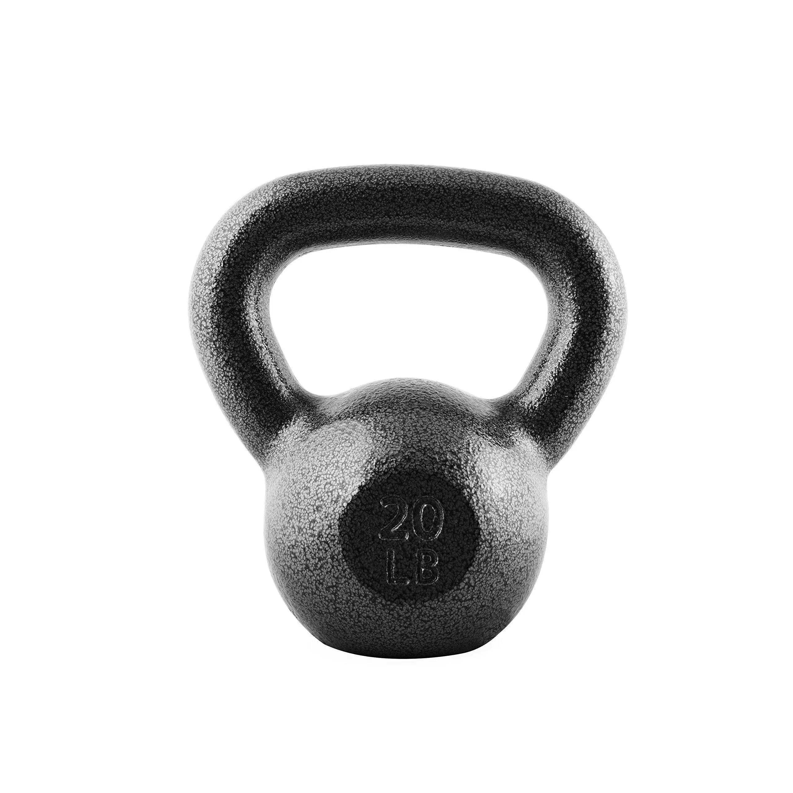 CAP Barbell Black Cast Iron Kettlebell Single or Set | 10-80 Lbs