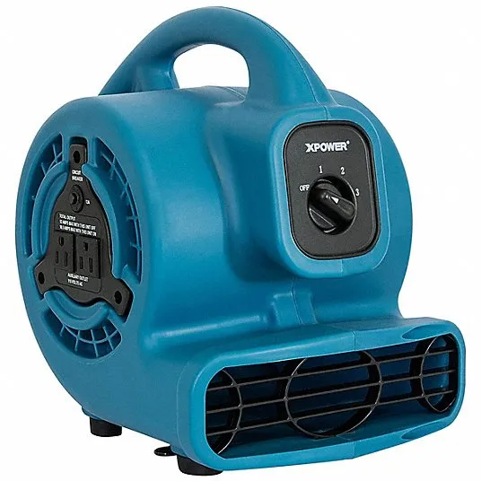 XPOWER P-80A Mighty Mini Air Mover 600 CFM Blue