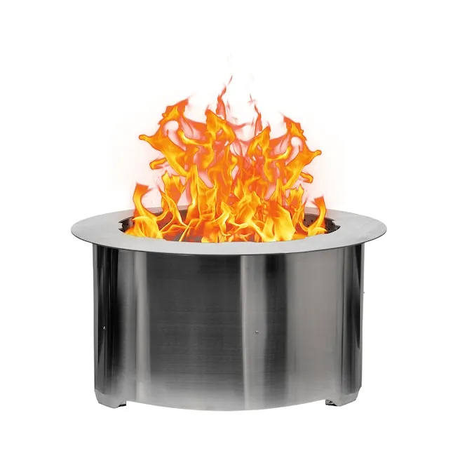 US Stove Company Smokeless 31 Inch Stainless Steel Wood Burning Portable Fire