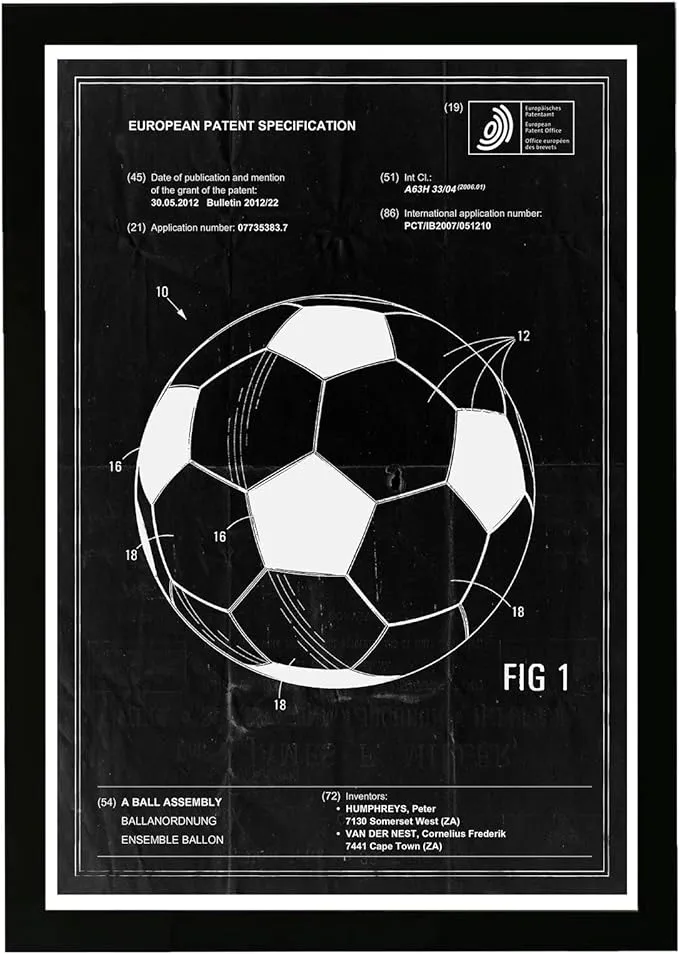 Wynwood Studio Sports and Teams Framed Wall Art Prints 'Soccer Ball 2012' Soccer ...