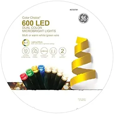 GE Color Choice 600-Count 125-Ft Multi-Function Color Changing LED #3723761