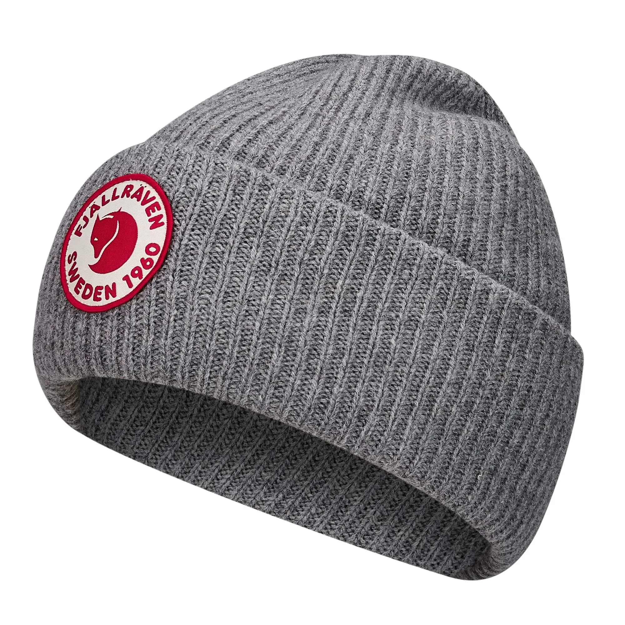 Fjallraven 1960 Logo Beanie Hat - Chalk White