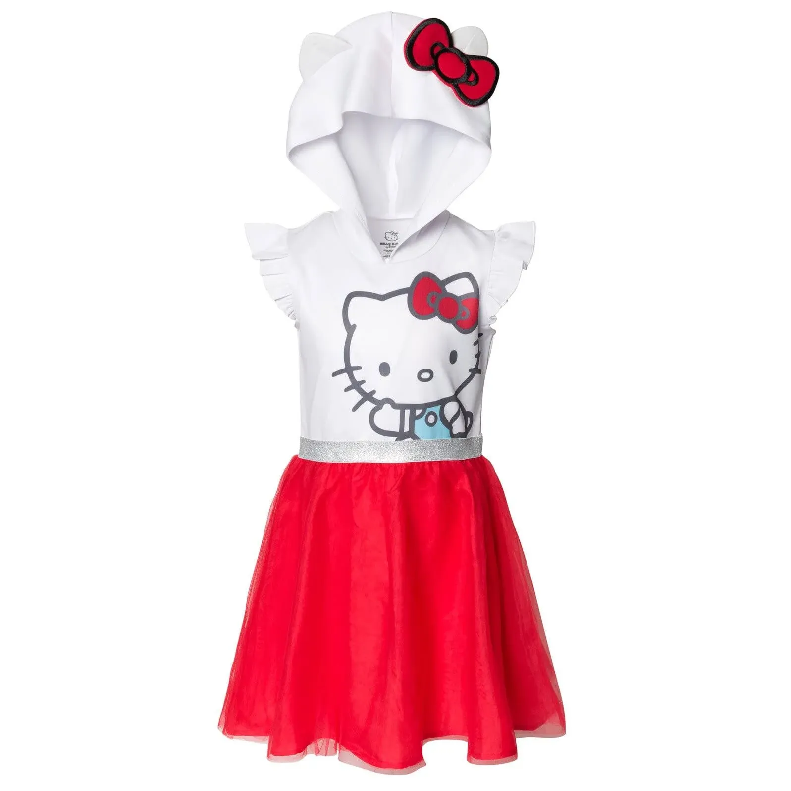 Hello Kitty Girls Mesh Cosplay Tulle Dress