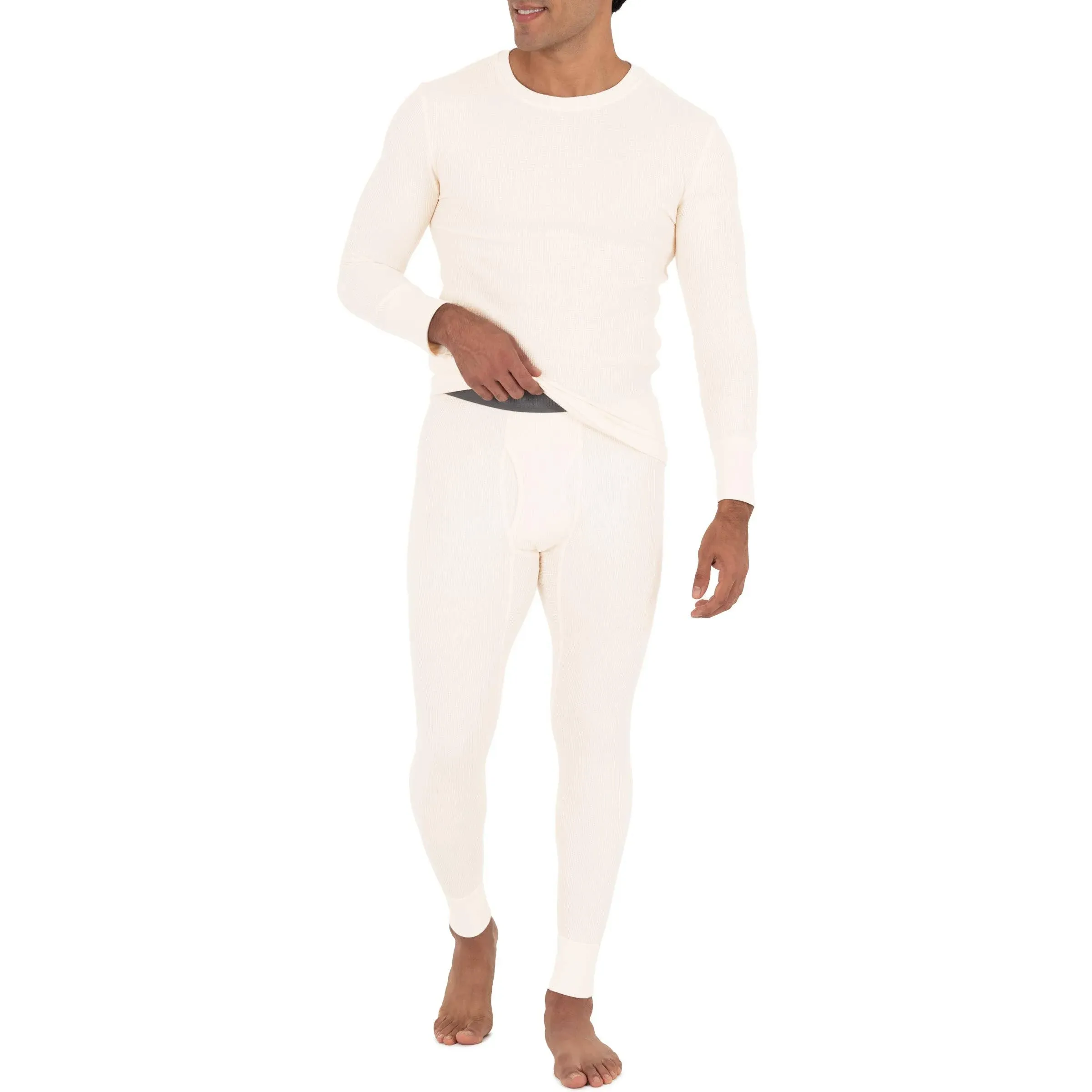 Fruit of the Loom Men's Waffle Thermal Underwear Set