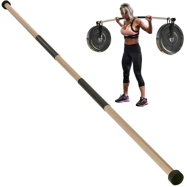 Dutch &amp; Co. Rocko Barbell with 2 Exercise Bands - Made of Composite Resin for...