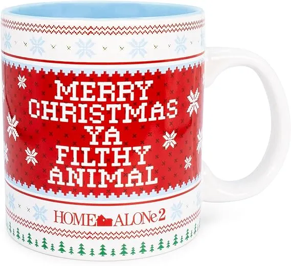 Home Alone 2 Filthy Animal Sweater Ceramic Mug  Holds 20 Ounces