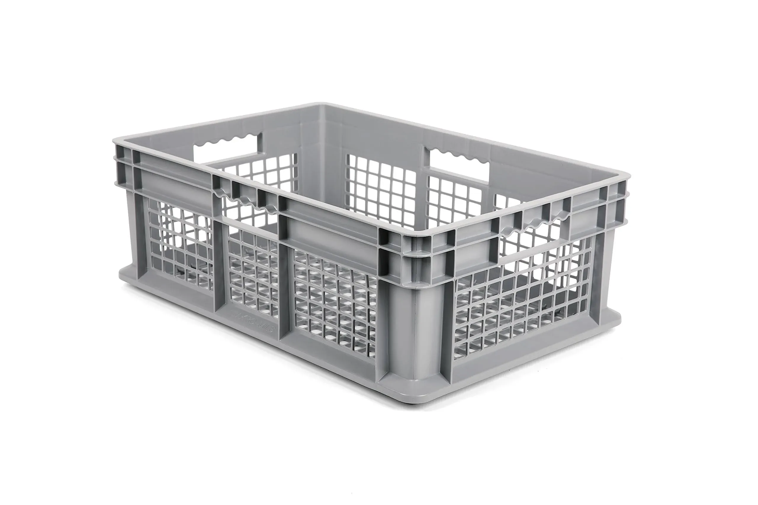 Hudson Exchange 24 x 16 x 8 (1 Pack) Mesh Straight Wall Handled Storage Container ...