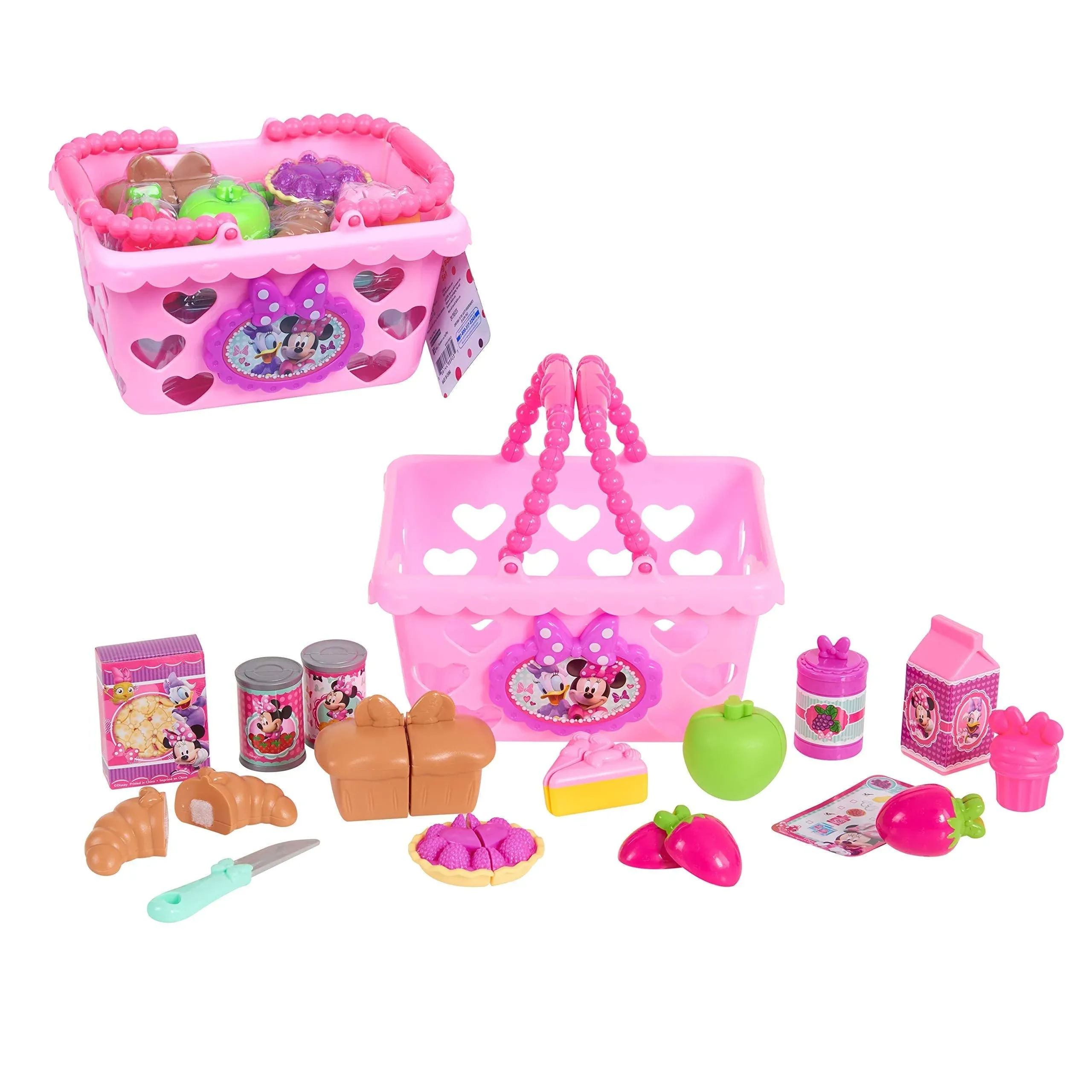 Minnie Bow Tique Bowtastic Shopping Basket Set, Pink