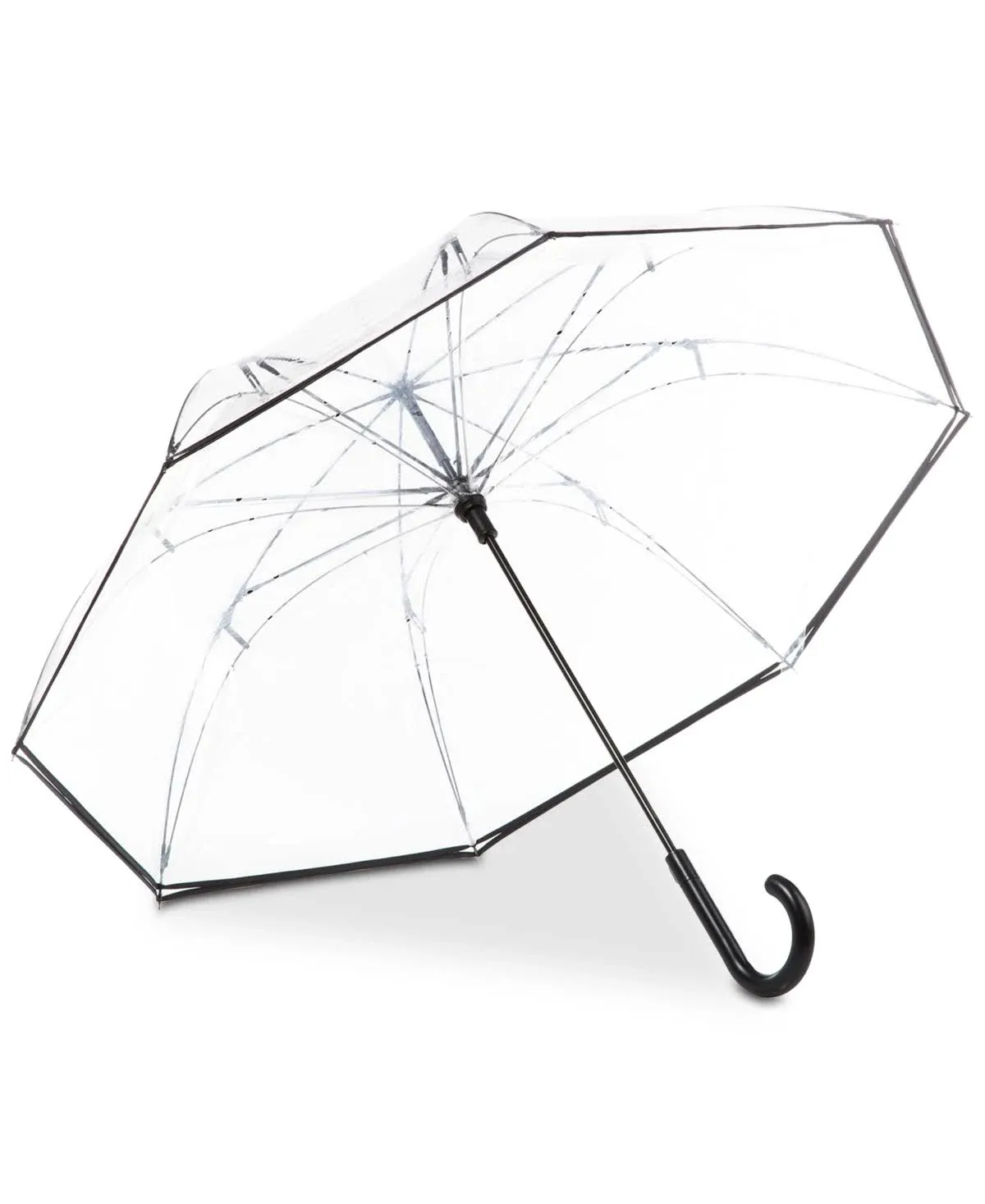 Totes InBrella - Reverse Close Umbrella with Invisible Water Repellent Coating - Auto Close, Inverted, Dripless, and Stormproof for Rainy Weather