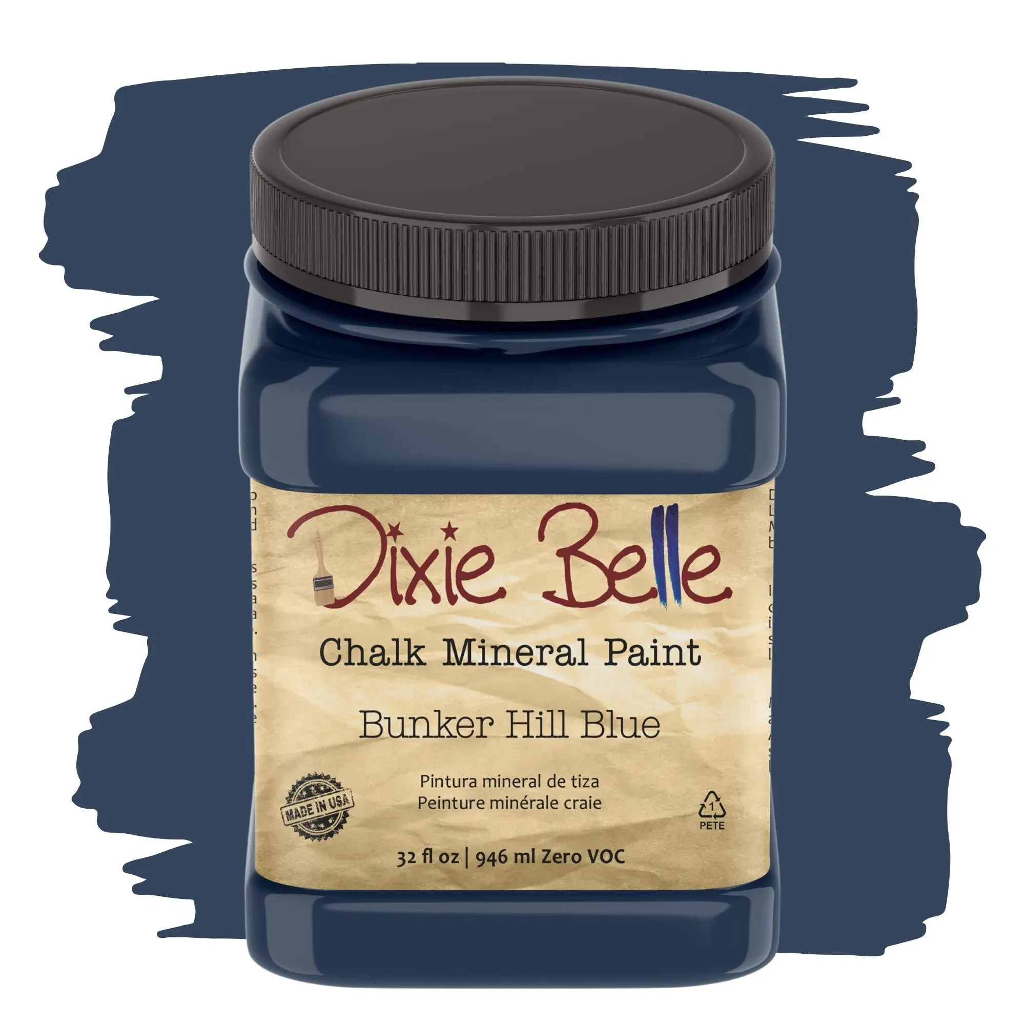 Bunker Hill Blue Chalk Mineral Paint 32 oz