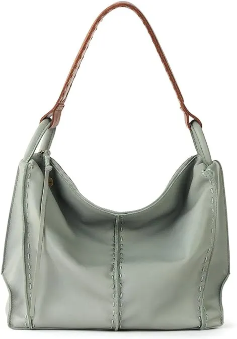 The Sak Los Feliz Hobo Bag | Leather - Mushroom Suede