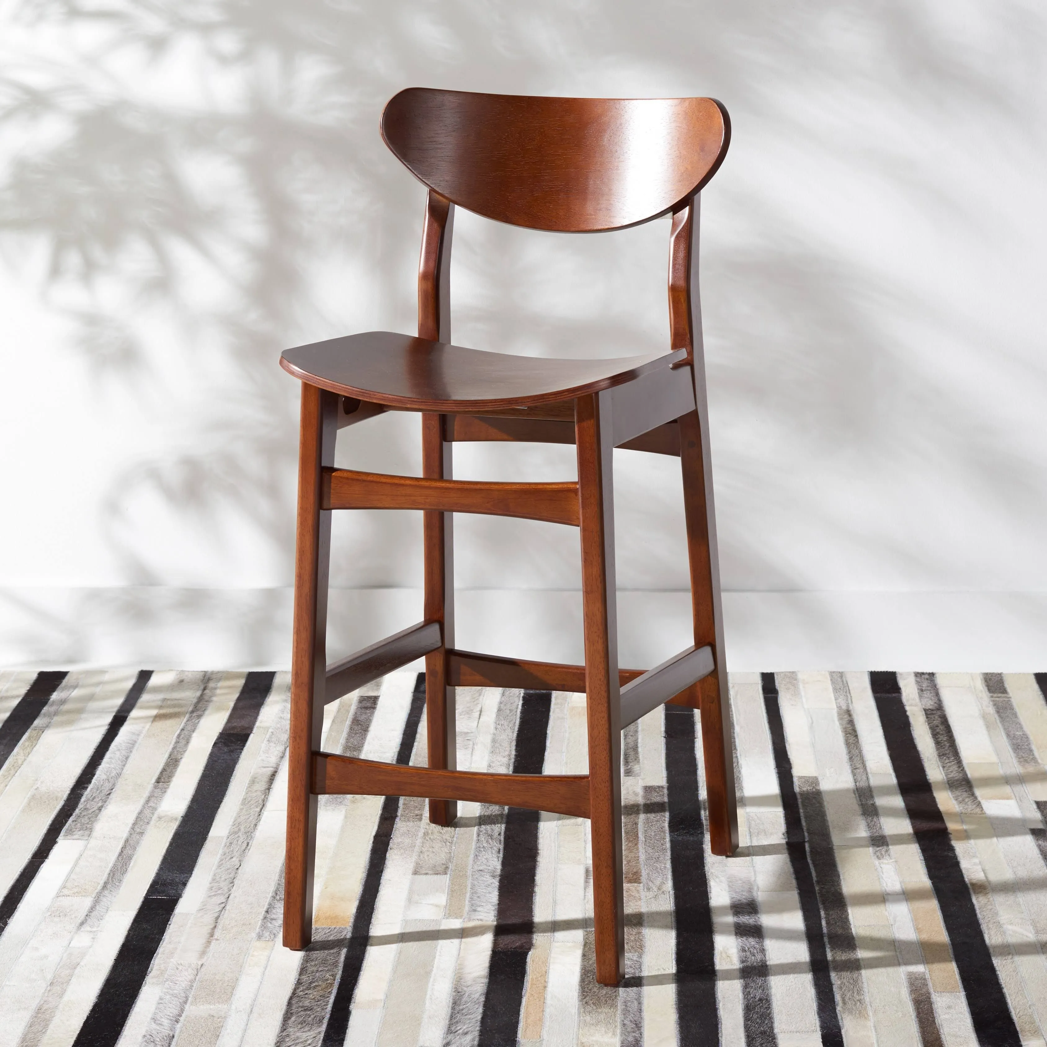 Safavieh Thaxton Counter Stool - Walnut