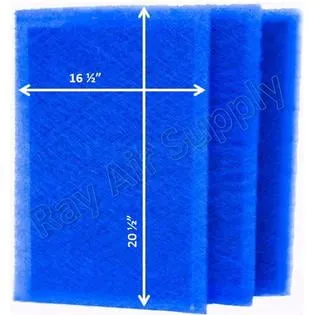 RayAir Supply 18x23 Dynamic Air Cleaner Replacement Filter Pads 18x23 Refills (3 Pack)