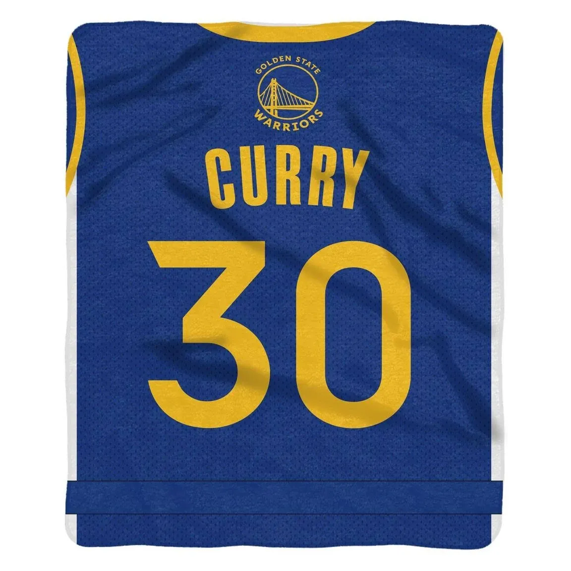 Golden State Warriors Stephen Curry 60” x 80” Plush Jersey Blanket