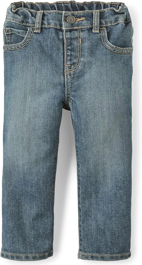 The Children's Place Baby and Toddler Boys' Basic Bootcut Jeans