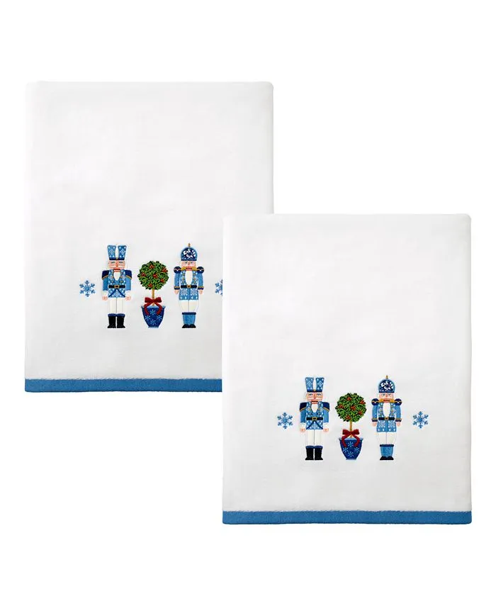 Avanti Nutcracker Trellis Bath Towel 2 Pack