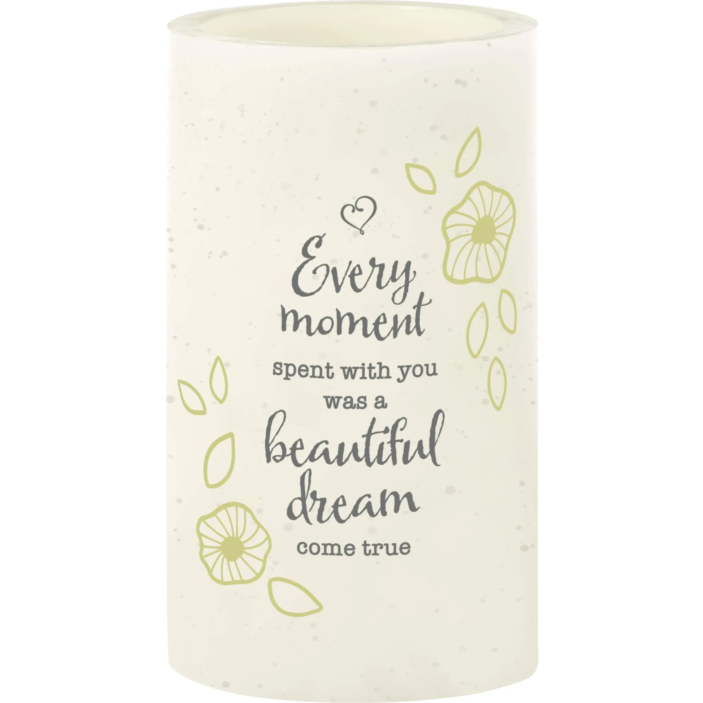 Every Moment Spent With You Flameless LED Candle