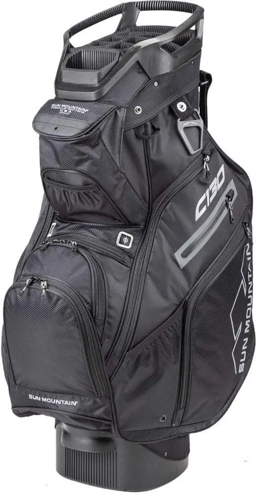 Sun Mountain C-130 Cart Bag - Black