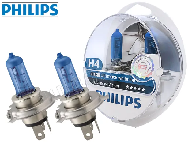 H4 (9003/HB2) - Philips Diamond Vision 12342DVS2 Bulbs (Pack of 2)