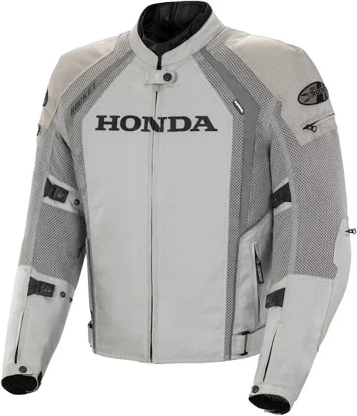 Joe Rocket Honda VFR Mens Motorcycle Jacket Silver MD