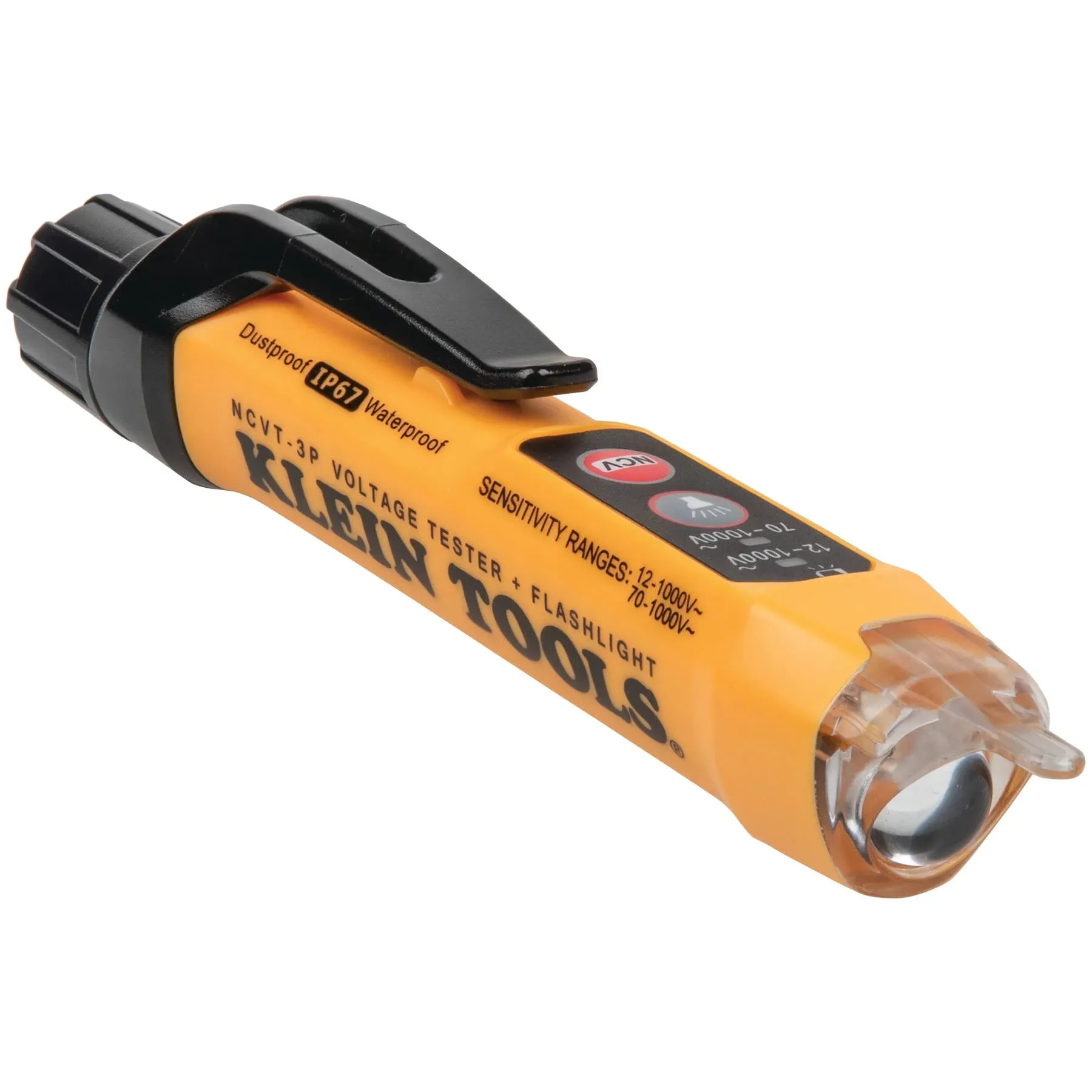 Klein Tools NCVT3P Dual Range Non-Contact Voltage Tester with Flashlight