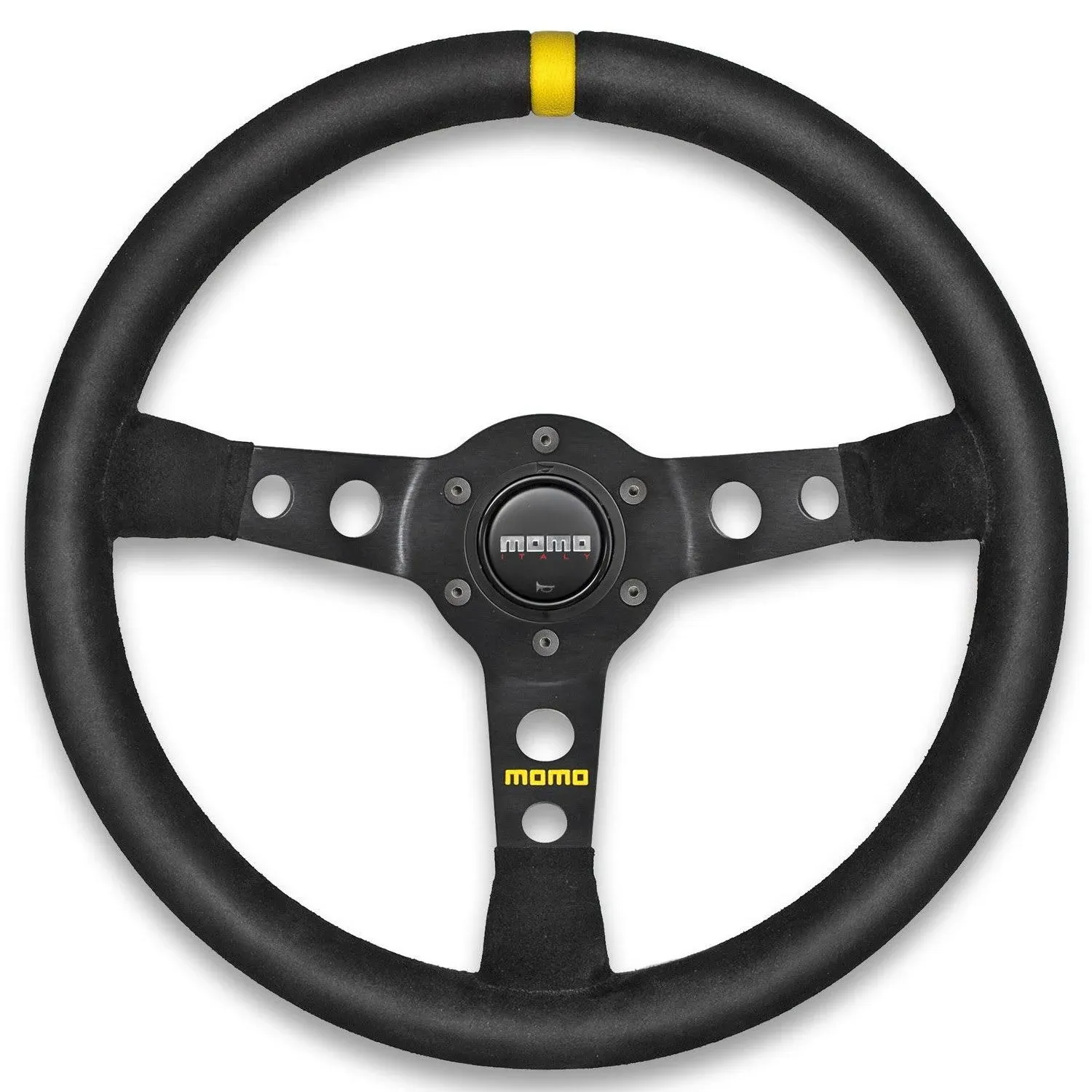 MOMO R1905_35L Mod 07 350 mm Leather Steering Wheel