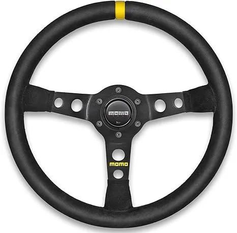 MOMO R1905_35L Mod 07 350 mm Leather Steering Wheel