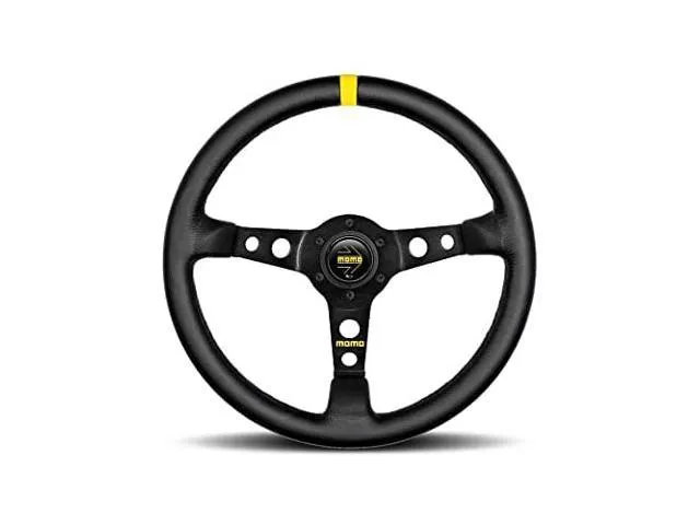 MOMO R1905_35L Mod 07 350 mm Leather Steering Wheel