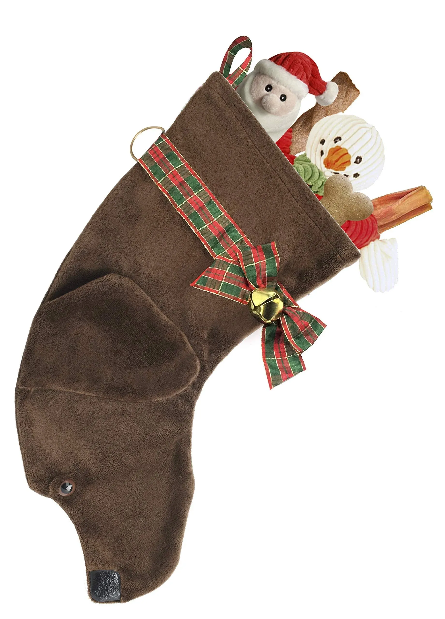 Chocolate Labrador Hearth Hound Decorative Dog Christmas Stocking