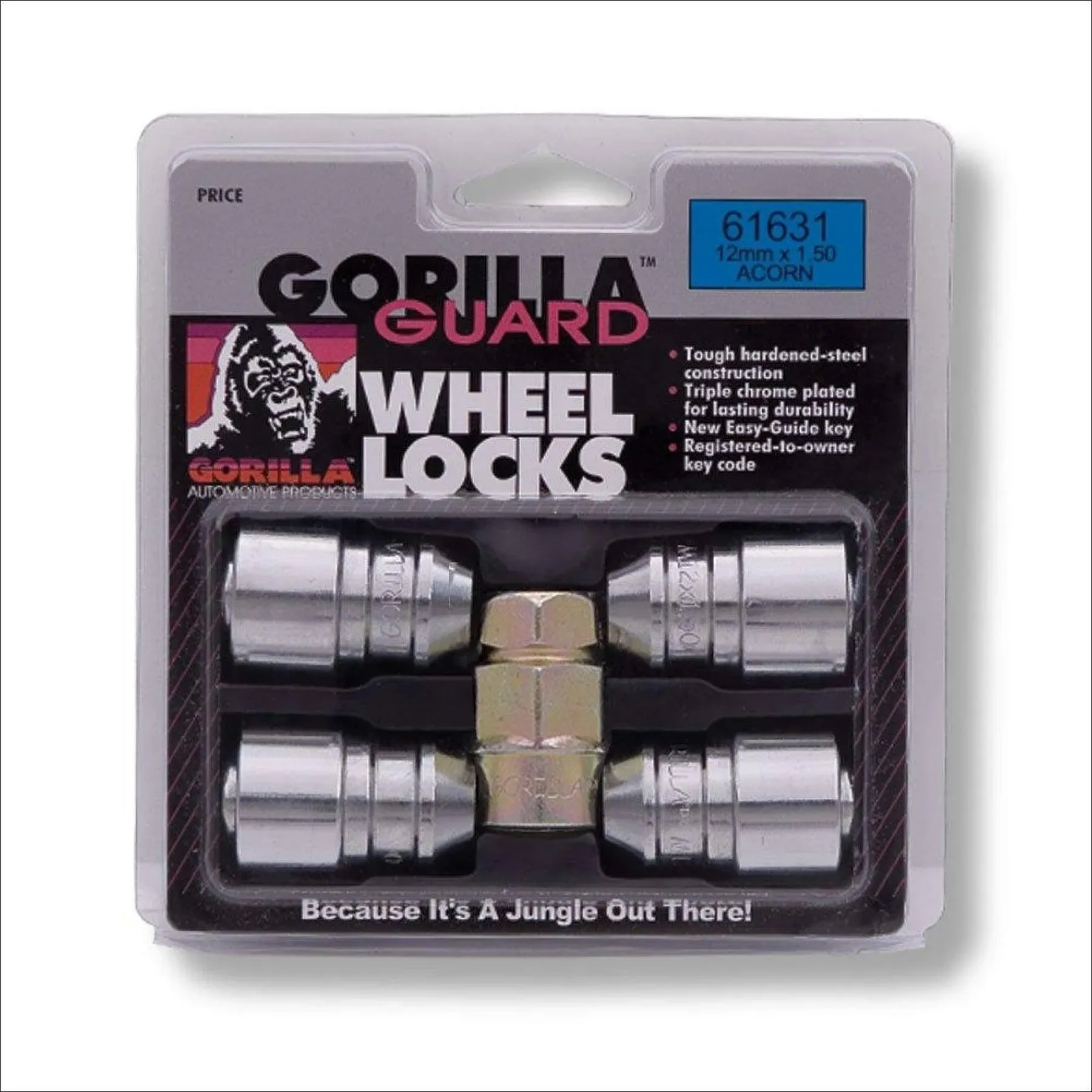 Gorilla 61631 - 4 Guard Locks Acorn 12mm x 1.50