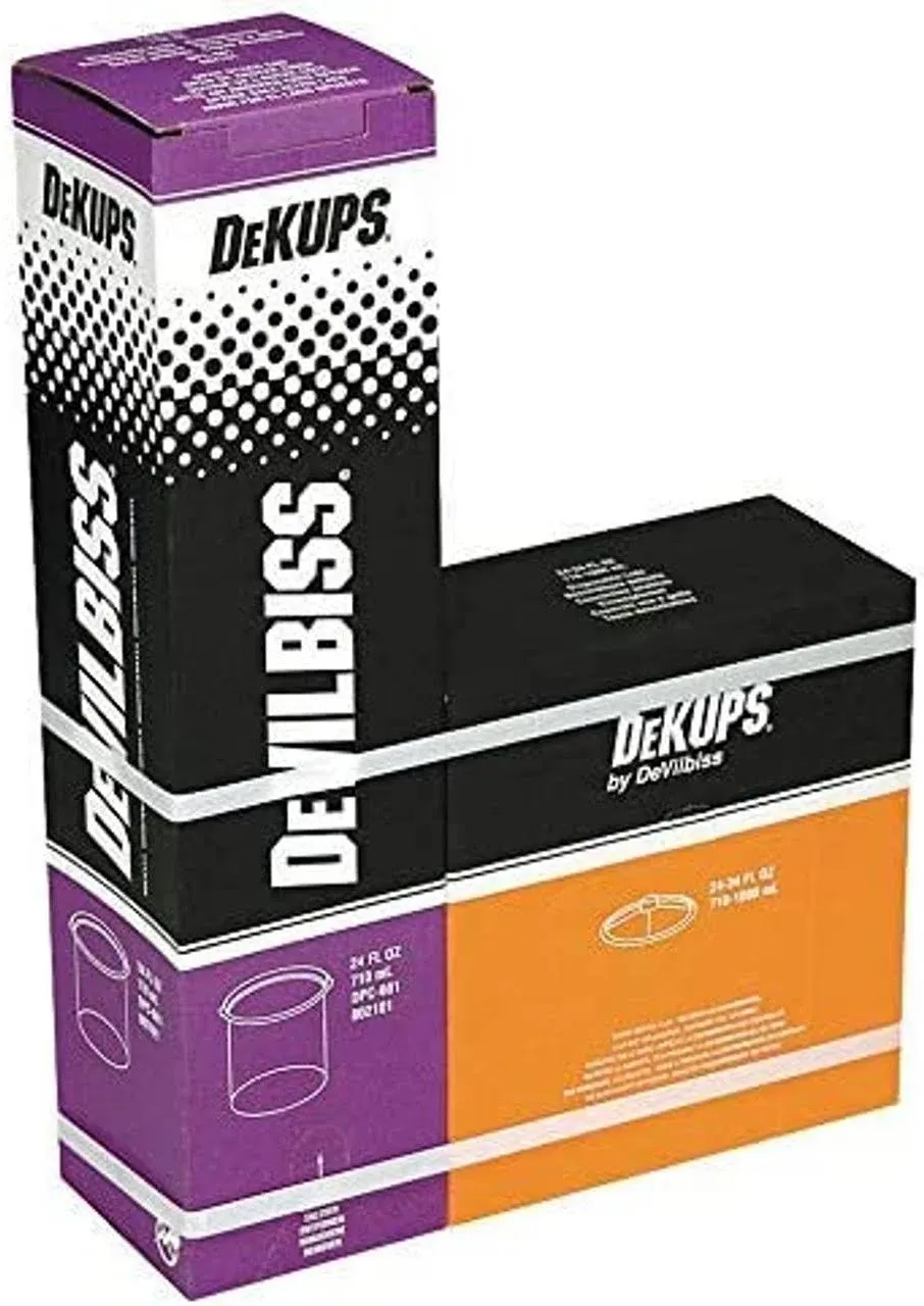 Devilbiss DPC-601 DeKups Disposable Cups and Lids - 24 oz.