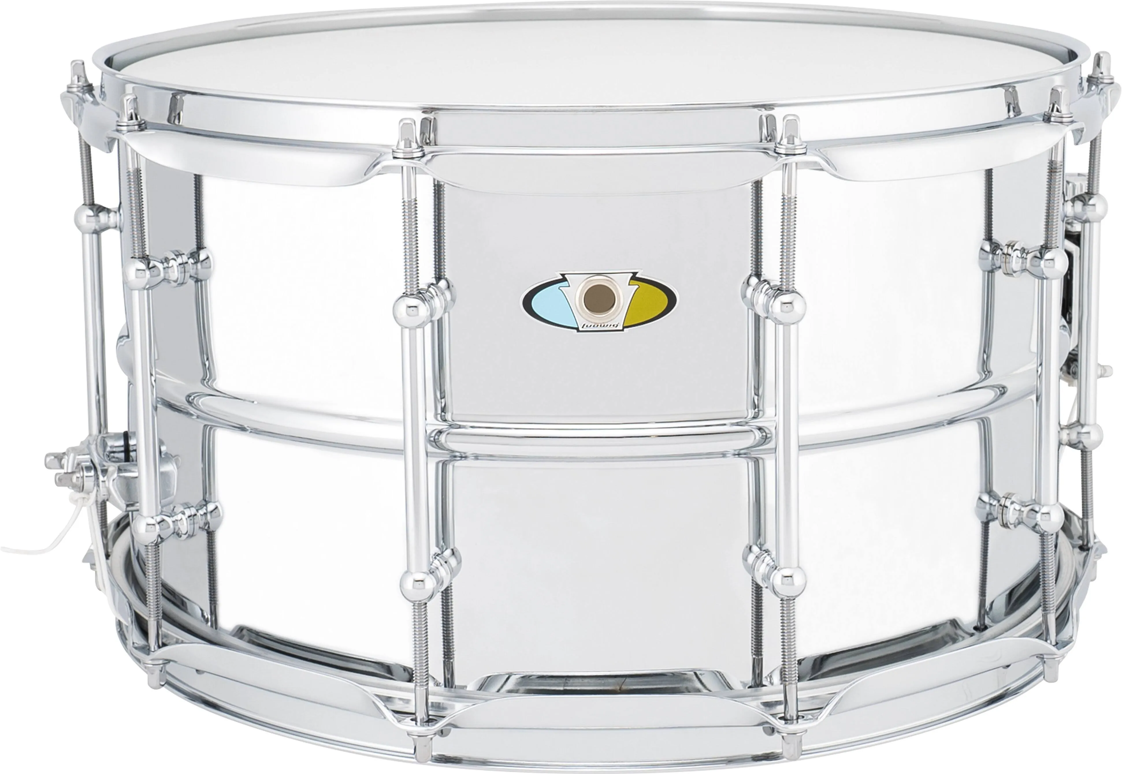 Ludwig LU0814SL Supralite 8x14" 10-Lug Steel Snare Drum with P88I Strainer | Reverb